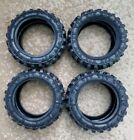 4X New Bright Crawler Trailcat Jeep Toy TIRES ONLY Replacement Part Black Rubbe