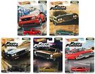 Hot Wheels Premium Fast & Furious Motor City Muscle Set of 5 Vehicles GBW75