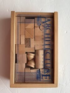 Architecture 25 Solid Wood Building Blocks by Learningsmith