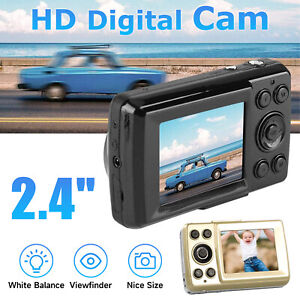 Digital Camera 2.4 Inch TFT LCD Screen 4X Zoom HD 16MP 1080P Anti-Shake Mic New+
