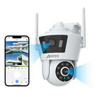 4MP Wireless Security Camera System Outdoor Home Dual Lens Wifi Night Vision Cam
