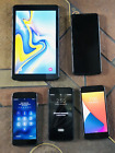 Lot 5 Samsung Galaxy Tab A8, iPhone 8, iPhone 7, Samsung Galaxy A21 Black Gray