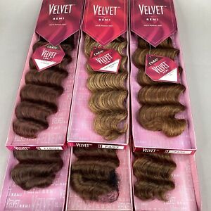 Euro Deep Velvet Remi 100% Human Hair Natural Extensions Choose Color & Length