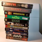 Lot of 10 Horror VHS Tapes * Gorgo, Phantasm, Green Slime, It!, Soulkeeper, etc