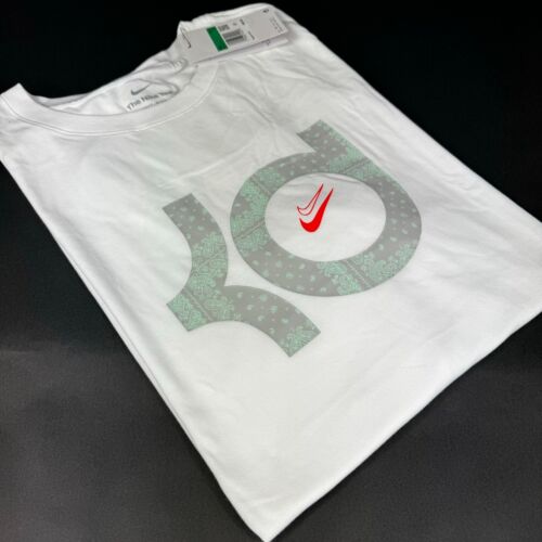 Men's T-shirt Nike KD Short Sleeve Athletic White DRI-FIT Graphic Printed XL-XXL