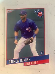 Andrew Romine Card 2021 Iowa Cubs Team Card