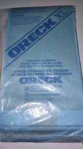(9) Oreck XL Vacuum Bags Fits XL Models XL8000 XL9000 XL2000, Commercial Series