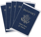 Arsmat 5 Pack Clear Passport Cover, Clear Passport Holder Travel Document Organi