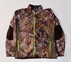 Under Armour Mens Size 2XL Brown Realtree Camo Scent Control Cold Gear Jacket