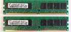 2GB 2x 1GB PC2-3200 DDR2 400 Desktop Memory RAM Low Density 240 pin Non-ECC DIMM