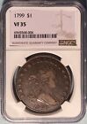 1799 Draped Bust Dollar NGC VF35 — From An Old Florida Collection