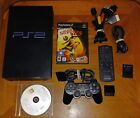 PlayStation 2 PS2 Slim Black Console SCPH-30001 w/ Game Bundle TESTED & WORKS