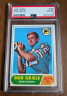 1968 Topps BOB GRIESE #196 NFL Football Card PSA 4 VG-EX HOF 68