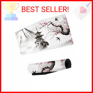 New ListingJapanese Cherry Blossom White Gaming Mouse Pad XL, Extended Large Mouse Mat Desk