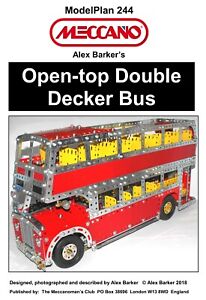 Meccano Model Plan - Open-top Double Decker Bus