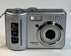 Samsung Digimax S500 Digital Camera Point & Shoot 5.1MP Silver Tested Working