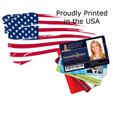 Full Color Custom Printed PVC ID cards, Printed in a High Definition ID Printer