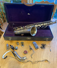 CG Conn Alto Saxophone Elkhart Pat Dec 8 1914 Antique M1119954 SILVER MOP Pearl