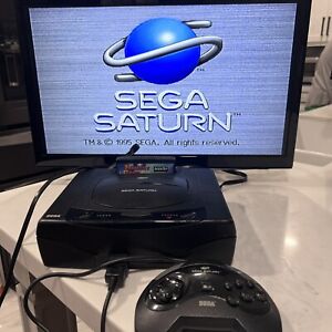 New ListingSega Saturn Console Lot W/ Controller, Game & Memory Card TESTED & WORKING!