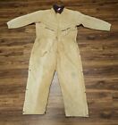 Vintage Carhartt Coverall Mens 56R Brown Quilt Lined Workwear *stains  996Q