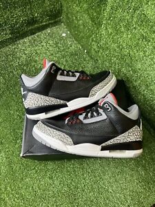 Nike Air Jordan 3 Retro OG Mid Black Cement size 11 854262-001 OG III Clean