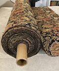 Antique French Georgian Victorian Embroidered Upholstered Bulk Fabric 56 X 36