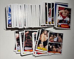 2012 TOPPS HERITAGE WWE PARTIAL 91/110 W 16 SUBSET/INSERT CARDS