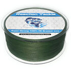 Reaction Tackle Performance Braided Fishing Line / Braid - NO FADE Low Vis Green