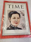 Time Magazine March 1 1943 Madame Chiang Cars Tobacco Ads News Stories