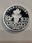2006 ILLINOIS 20 NORFED PROOF 1 OZ SILVER ROUND LIBERTY