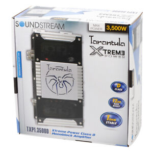 Soundstream TXP1.3500D Tarantula 3500 Watt Monoblock Amplifier 1 Channel Car Amp