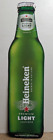 Heineken Light Bottle Beer Embossed Metal Tin Sign 25x7