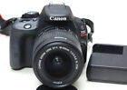 Canon EOS Rebel SL1 DSLR camera with 18-55mm f/3.5-5.6 IS STM Lens