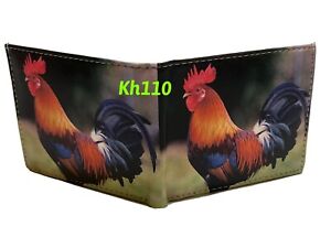 Rooster Printed Handcrafted BI-Fold wallet