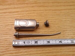 Small Mini Oil Can w/ Detachable Spout Precision Oiler Old Vtg. USA Made Tool