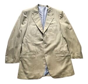 Kiton Napoli 100% Cashmere Suit Jacket Light Brown Size 50 EU/40 US Men