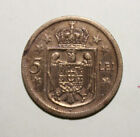 S2 - Romania 5 Lei 1930-H Very Fine Nickel-Brass Coin - King Mihai I