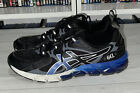 Asics Gel Quantum 180 6 Running Sneakers Shoes Mens 12 Black Monaco Blue