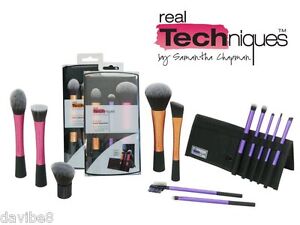 COMPLETE COLLECTION OF REAL TECHNIQUES MAKEUP BRUSHES SELECT FROM DROPDOWN LIST