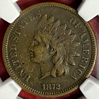 NGC-XF! 1872 INDIAN HEAD CENT