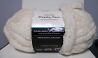 Mainstays Chenille Chunky Yarn 100% Polyester Ivory TTR160105-IV 1 Skein