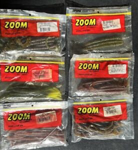 Misc Zoom Bass Worm Lot  Grampas  Tackle Box