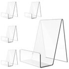 5 Pack Acrylic Book Stand Clear Easel Stand for Display Book Display Holder