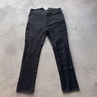 Frontier Classics Pants Mens 42x36 Black Buckle Back Western Stretch Work Rodeo