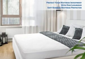 (King Size) Mattress Protector – Waterproof, Soft Breathable Bed Mattress Cover