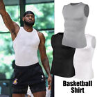 Mens Compression Sleeveless T-Shirt Base Layer Tank Top Fitness Sports Gym Vest