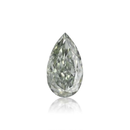 0.31 Carat Loose Chameleon Diamond Pear Shape VS2 GIA Certified Gift Rare Fancy
