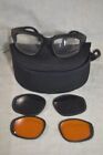 Shooting Safety Glasses Goggles Lenses Clear with accessories and a case