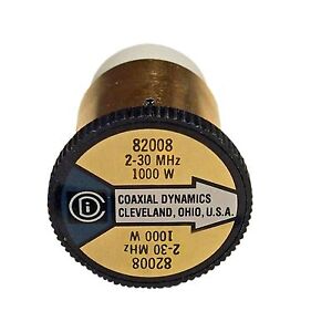 Coaxial Dynamics 82008 Element 0 to 1000 watts for 2-30 MHz - Bird Compatible