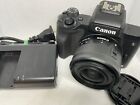 Canon EOS M50 Mark II Mirrorless Camera 24.1MP, 15-45mm Lens STM-Excellent Cond.